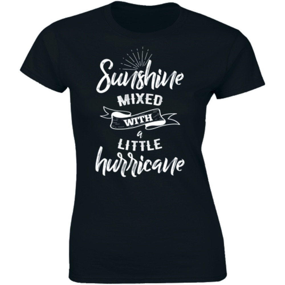 Sunshine Mixed With A Little Hurrycane Tee T-shirt